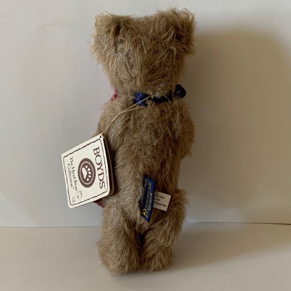 Vintage Boyds Bears "Bea A. Goodfriend" Bear Plush Olde Friends Pillow & Tag 8" - Picture 3 of 10
